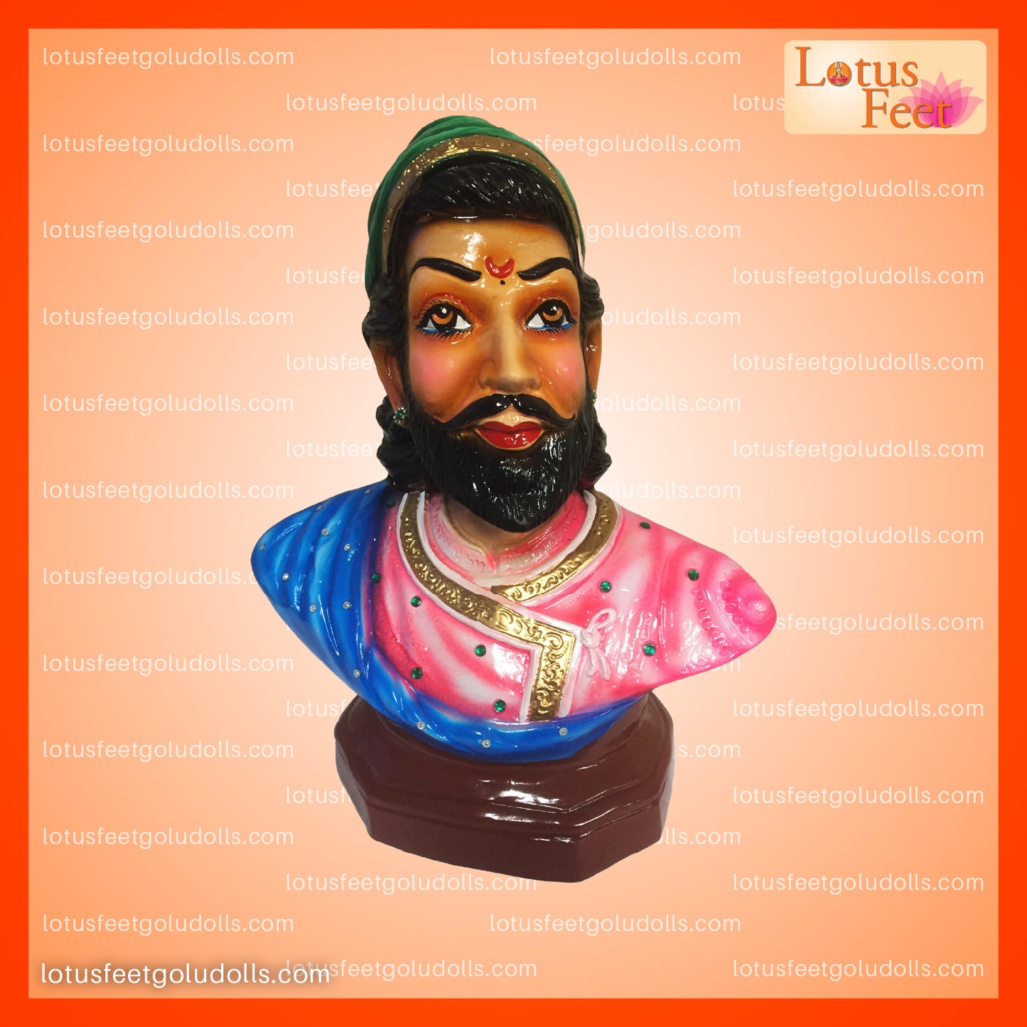 Chatrapathi Shivaji 14" (Paper Mache)