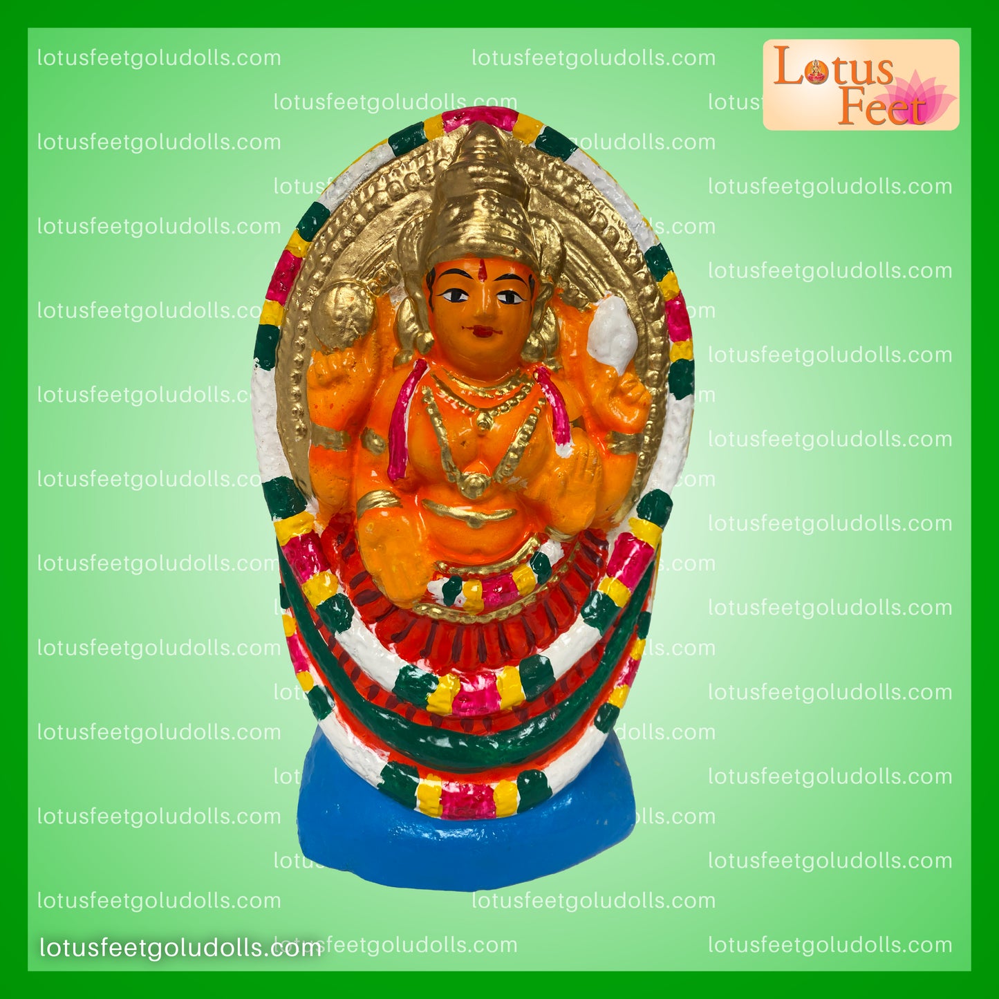 Bhagavathy Amman Kanyakumari 10' (Clay Doll)