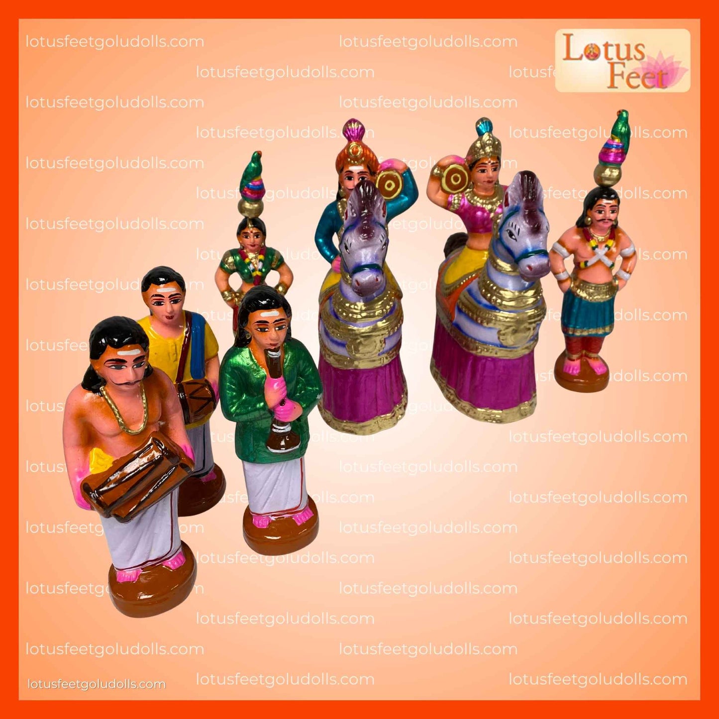 Karagattam Set (Clay) Dance meets Devotion