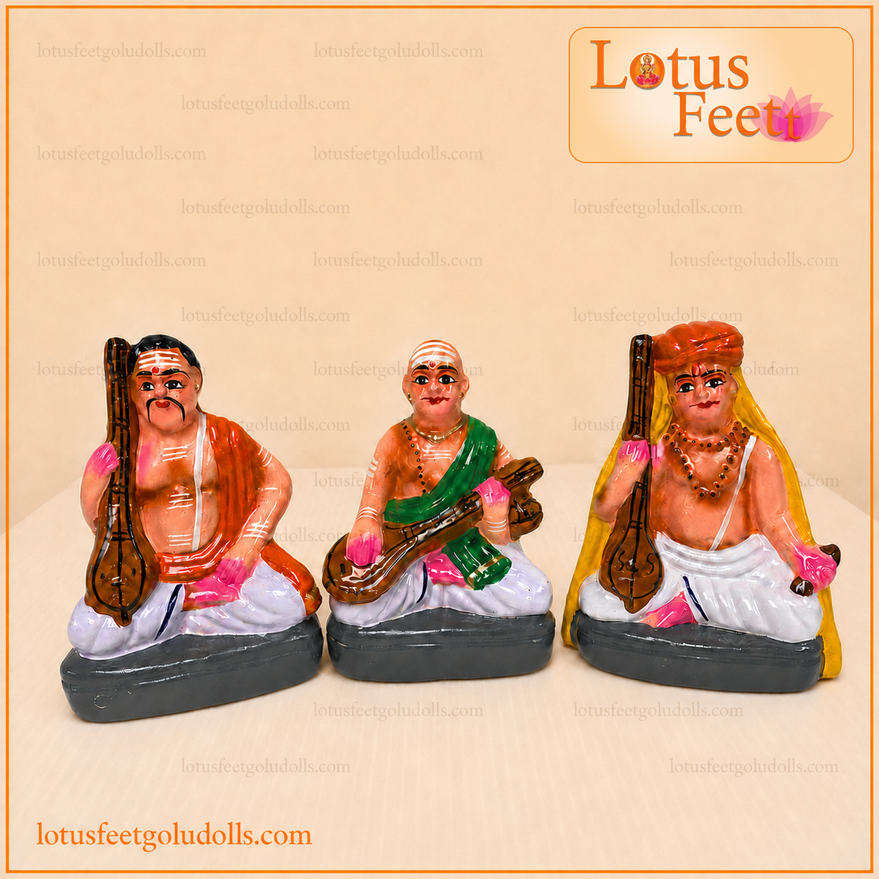 Sangeetha Murthy Set 6" (Clay) Carnatic Legends