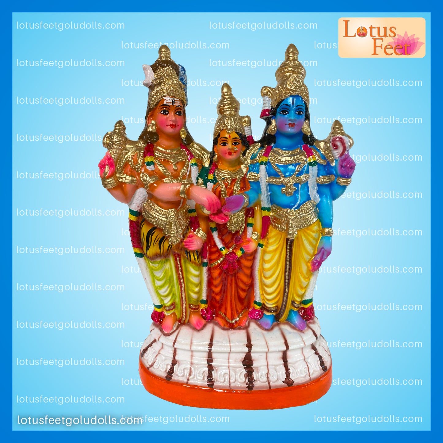 Srinivasa Kalyanam 18" (Paper Mache) The Divine Wedding