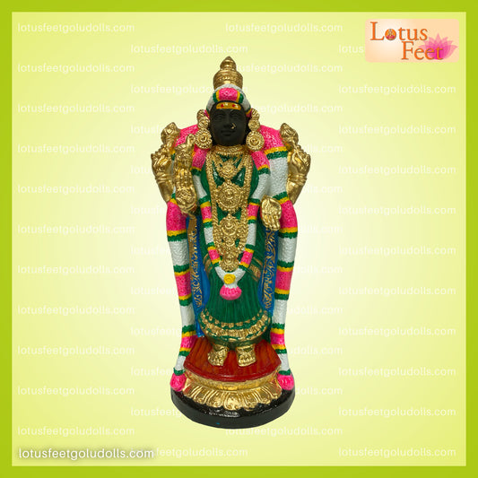 Akilandeswari 12" (Clay) Divine Guardian of the Jambukeshwarar Temple