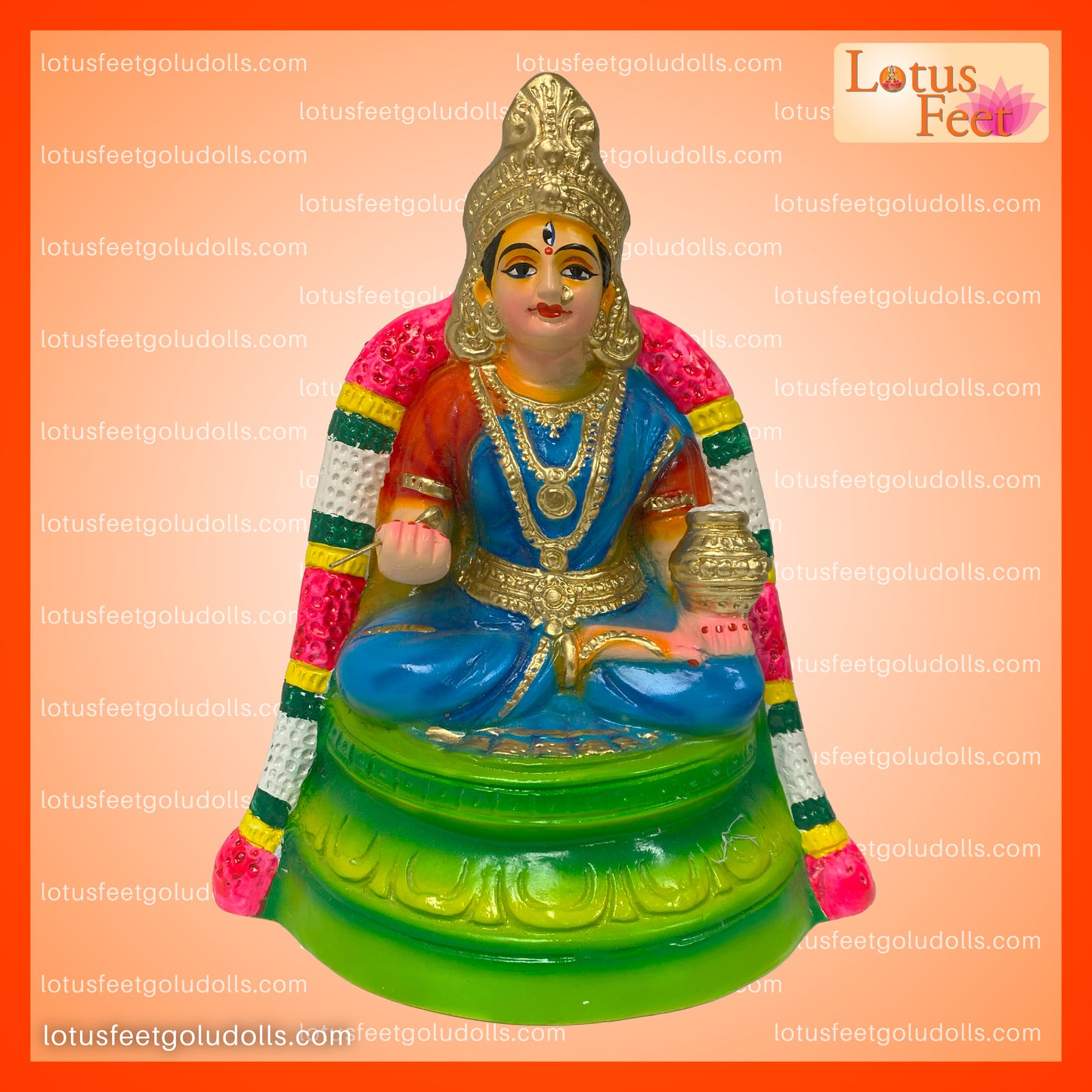Annapurni 12"(Paper Mache) Divine Mother who feeds the World