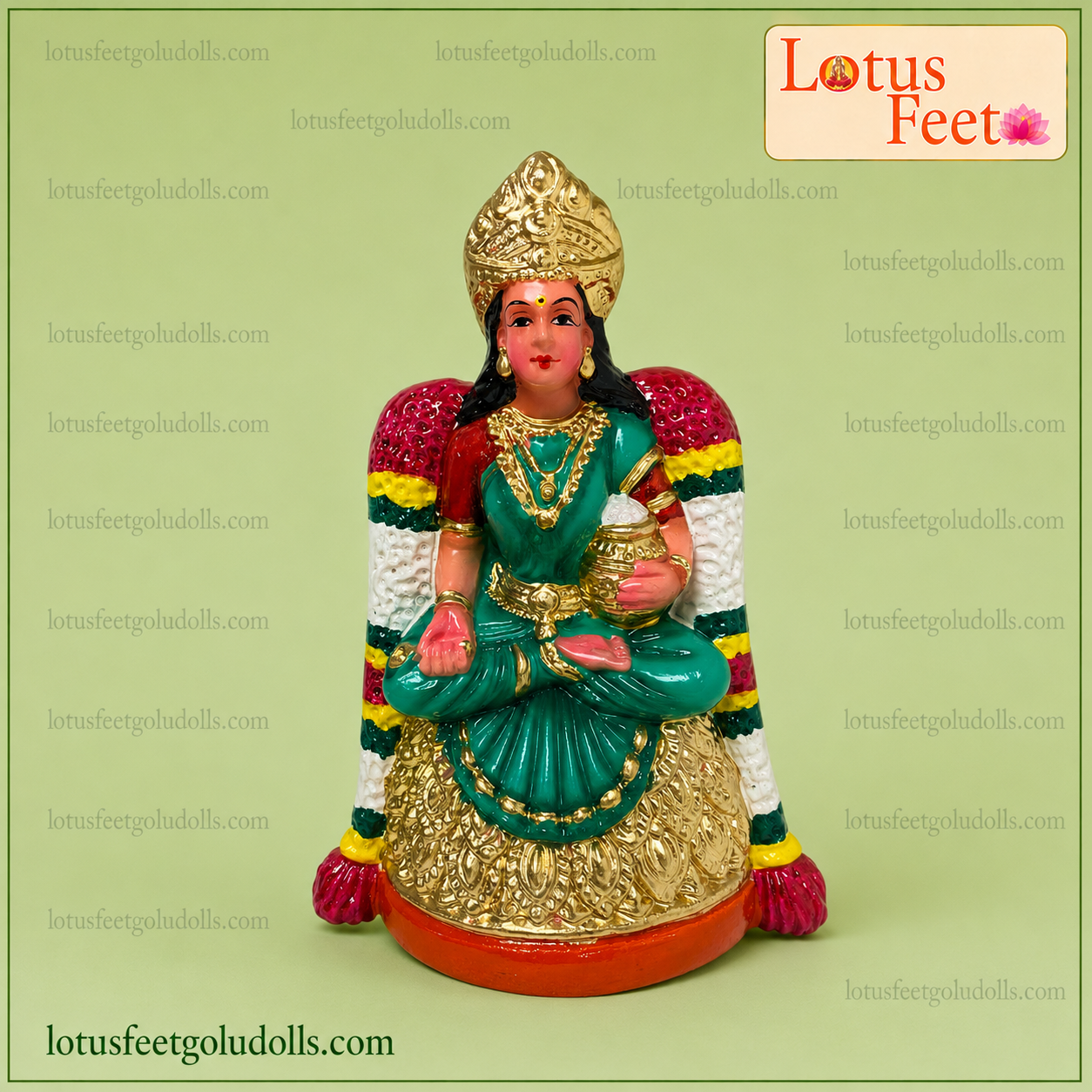 Annapoorani 9" Clay - Blessings of Prosperity in every Home.