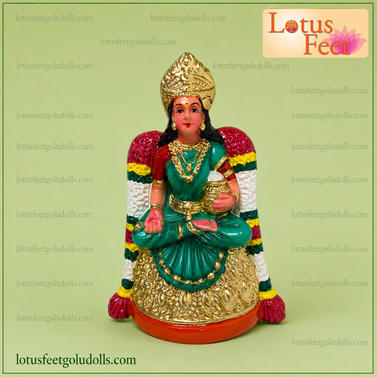 Annapoorani 9" Clay - Blessings of Prosperity in every Home.