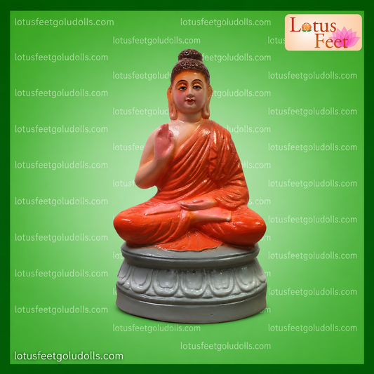 Gautam Buddha 12" (Paper Mache) Peace Begins Within