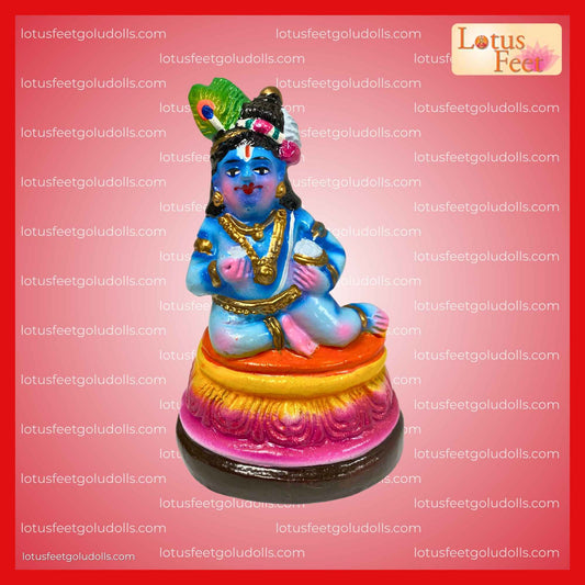 Butter Krishna 6" (Clay)