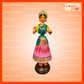 Dancing Dolls 15" - Thalaiyatti Bommai's (Paper Mache - Set of 2)