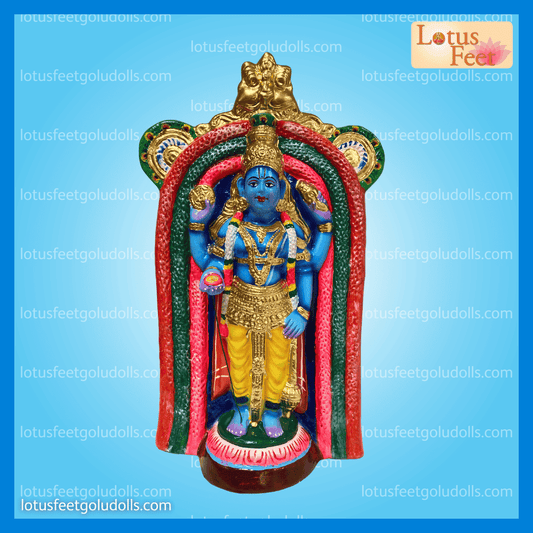 Guruvayurappan 18" (Paper Mache) Grace of Guruvayur