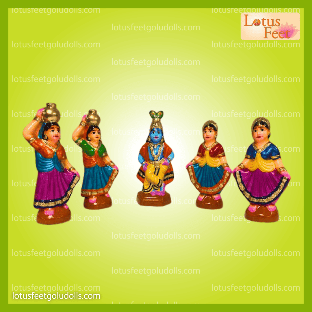 Krishna Leela - Krishna with Gopikas (Magic of Brindavan)