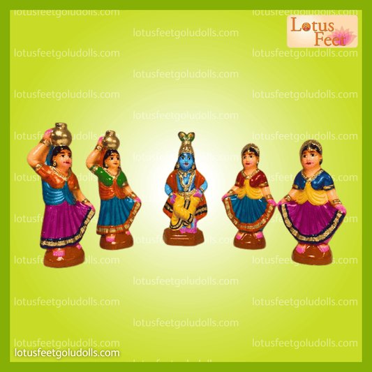Krishna Leela - Krishna with Gopikas (Magic of Brindavan)