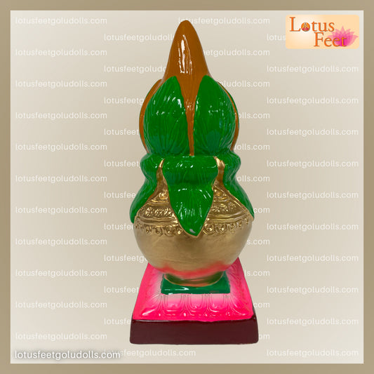 Divine Kalasam 10" (Paper Mache) Where Auspiciousness Begins