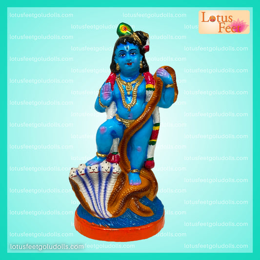 Kalingan Krishna 10" ( Clay) & the Story of Kalinga