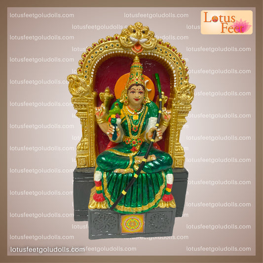 Kamakshi Amman 12" (Plaster of Paris)