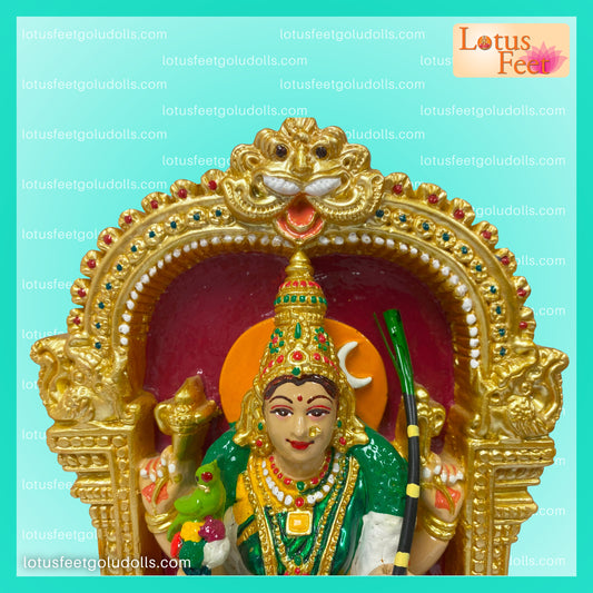 Kamakshi Amman 12" (Plaster of Paris)