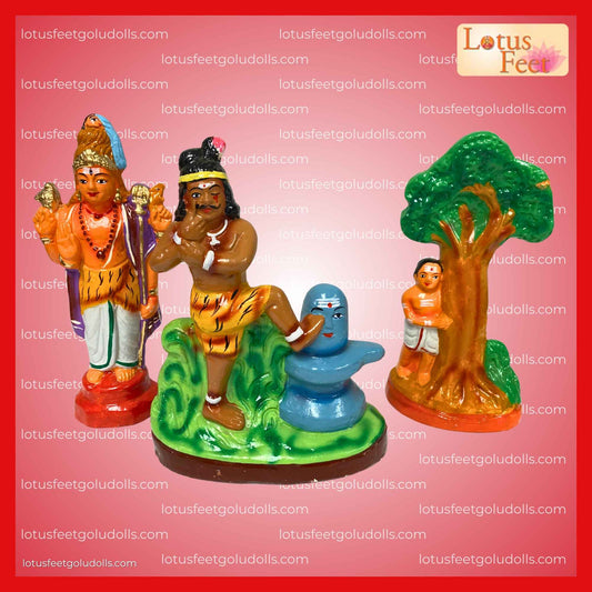 Bring Home the Devotion of Kannappa Nayanar Set (Clay)