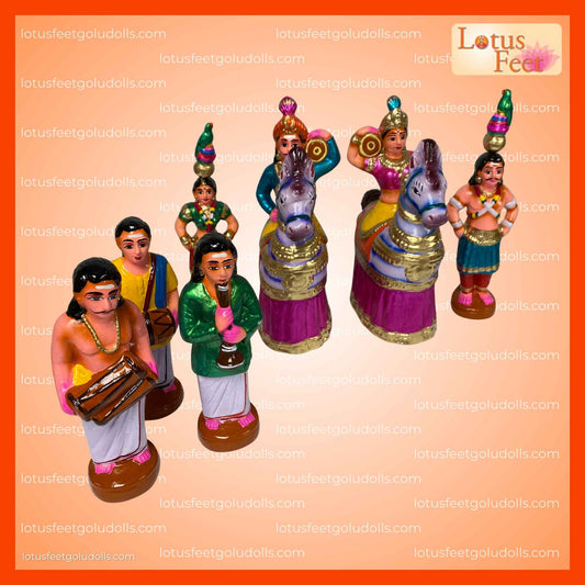 Karagattam Set (Clay) Dance meets Devotion
