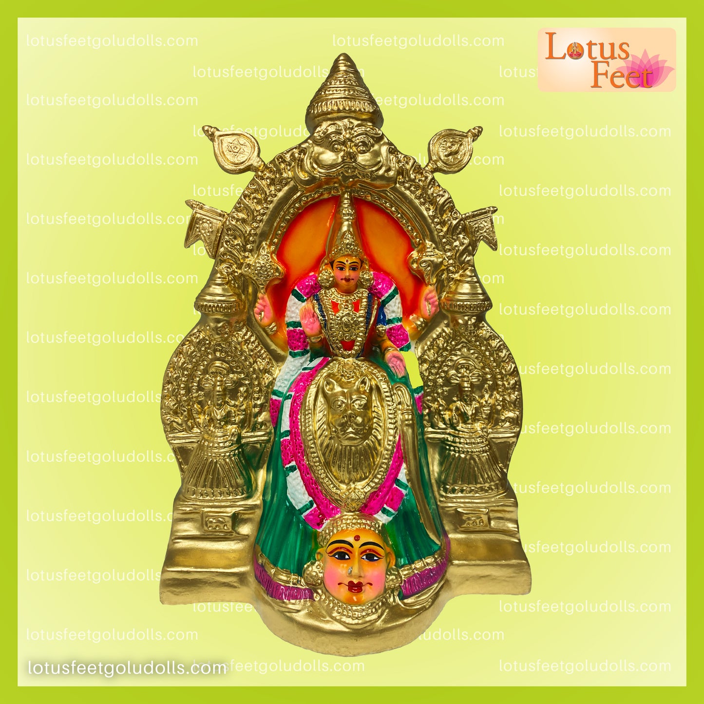 Kollur Mookambikai 16" (Paper Mache)