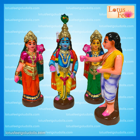 Kuchelar (Sudhama) with Krishna Set ( Clay Set)