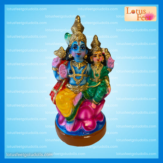 Lakshmi Narayanan 12" (Paper Mache)
