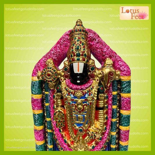 Mangalasasana Perumal 18" (Paper Mache) Auspicious Beginnings.