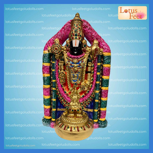Mangalasasana Perumal 18" (Paper Mache) Auspicious Beginnings.