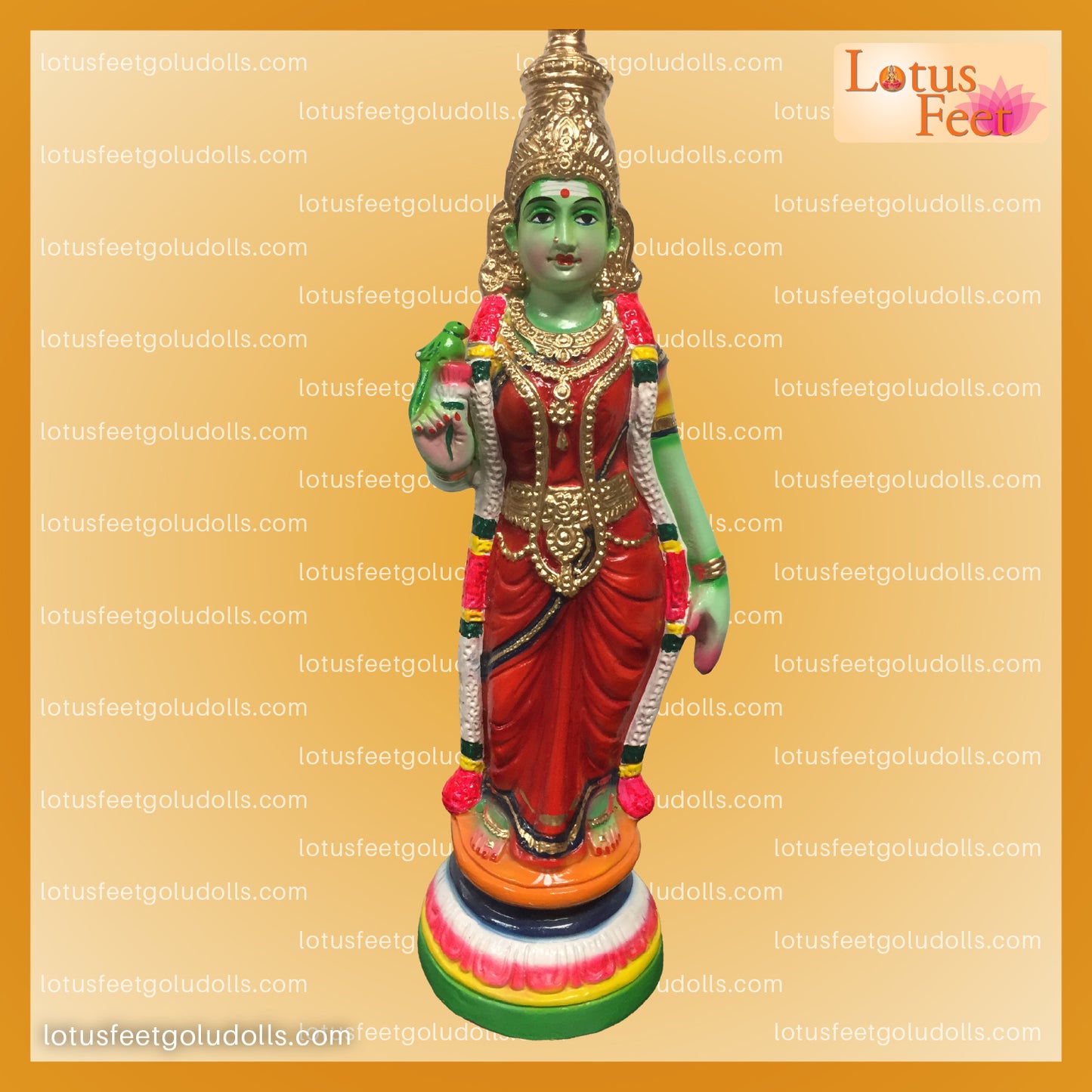 Meenakshi Amman 20"(Paper Mache)