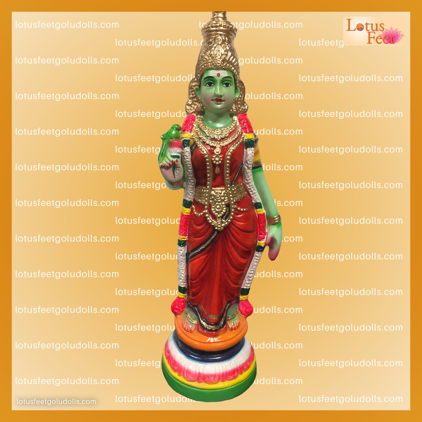 Meenakshi Amman Paper Mache 20"