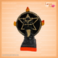 Chakrathazhwar & Yoga Narasimhan 10" (Paper Mache - Two Sides) Dual Divine Power