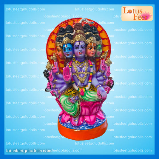 Pancha Mugha Sivan 18" (Paper Mache)
