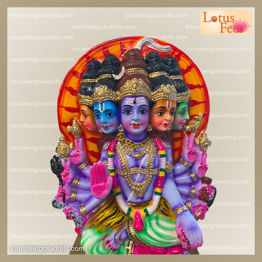 Pancha Mugha Sivan 18" (Paper Mache)