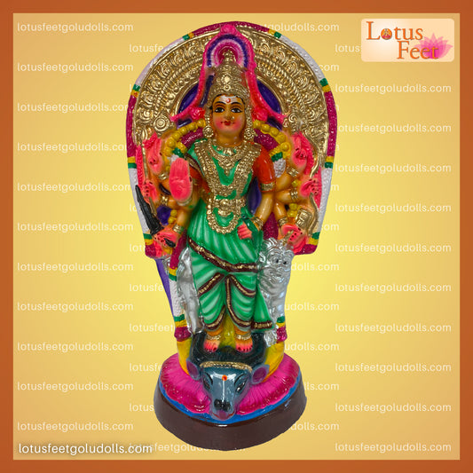 Pattiswaram Durgai 18" (Paper Mache)