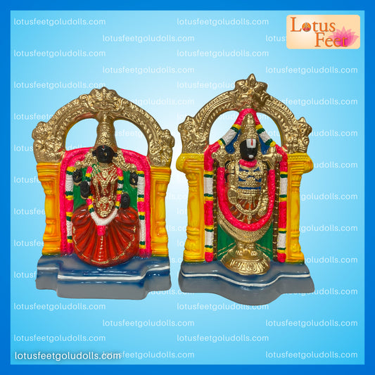 Tirupathy Perumal & Thayar 12" - Eternal Blessings from Balaji