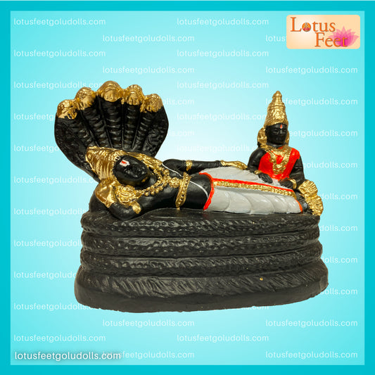 Ranganathar with Lakshmi 10"(Clay)