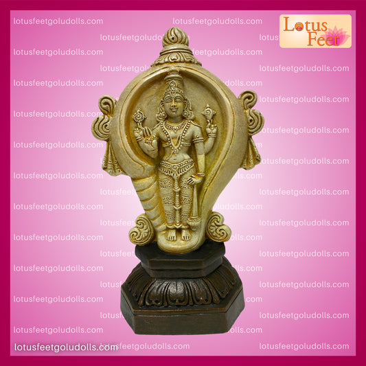 Vishnu with Sangu & Chakram (Stone Finish)