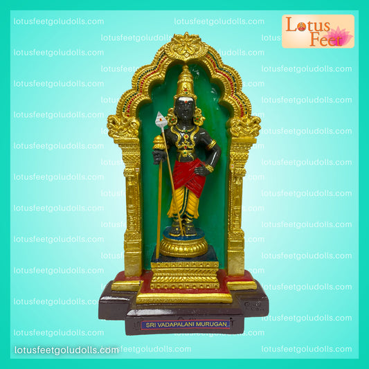 Vada Pazhani Murugan 13" ( Fiber) Blessings from Vadapalani.
