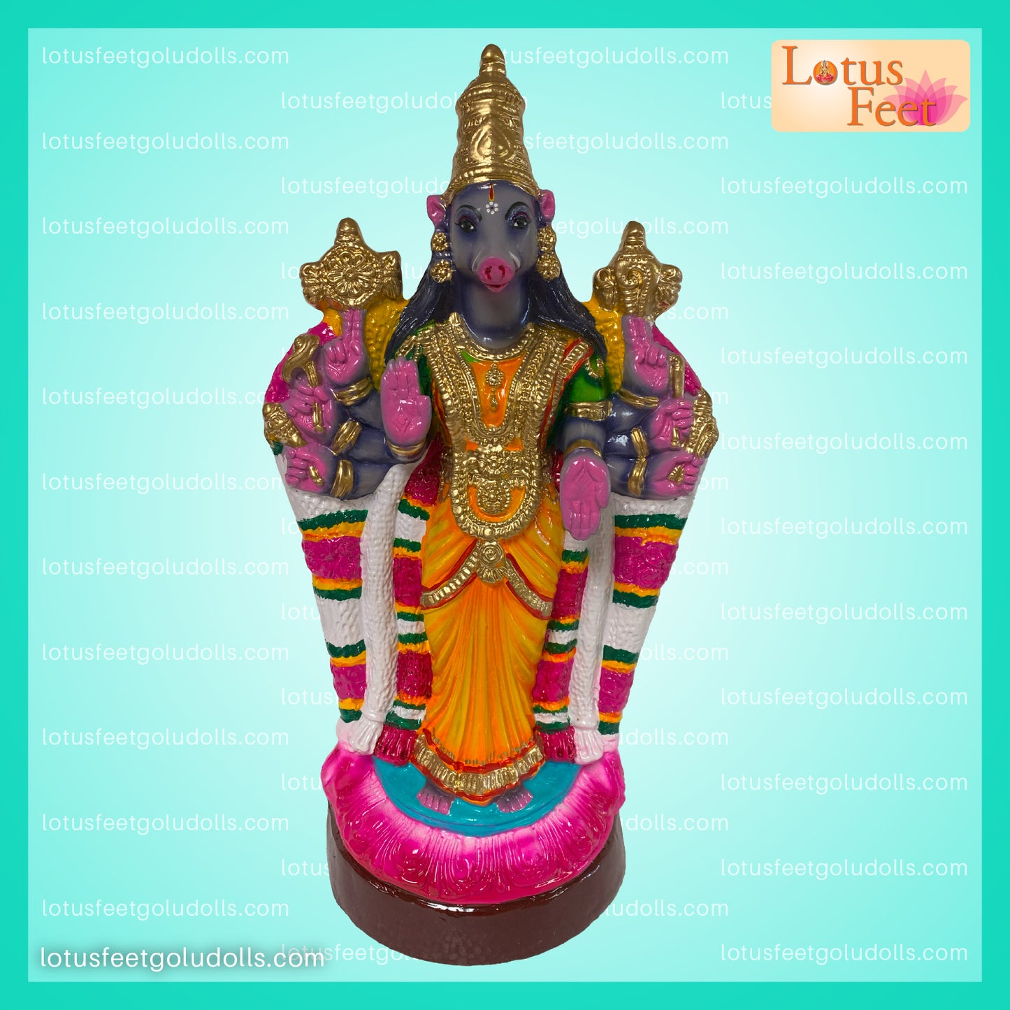 Varahi Amman Standing 16" (Paper Mache)