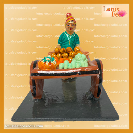 Vegetable Vendor - Paper Mache
