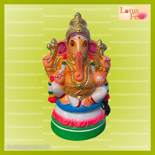 Vinayagar 10" (Paper Mache) Divine Blessings with Ganesha